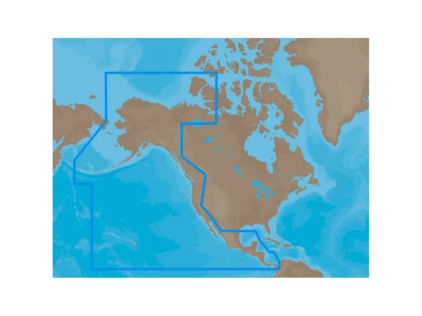 C-MAP MAX NA-M035 - Pacific Coast & Central - SD™ Card