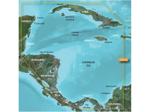 Garmin BlueChart® g3 Vision® HD - VUS031R - Southwest Caribbean - microSD™/SD™