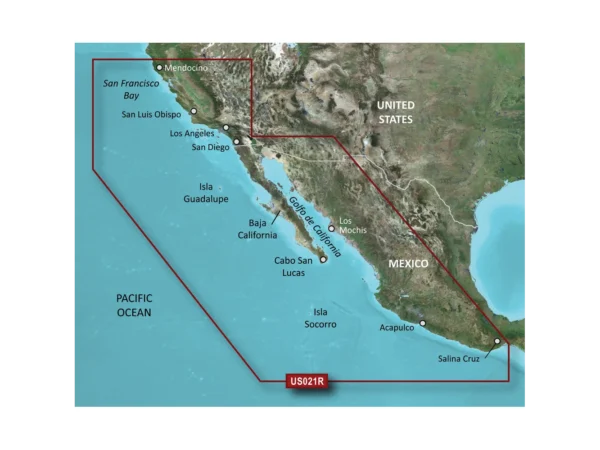 Garmin BlueChart® g3 HD - HXUS021R - California - Mexico - microSD™/SD™