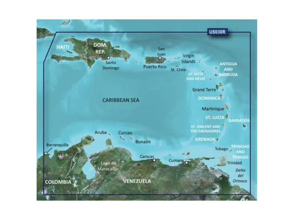 Garmin BlueChart® g3 HD - HXUS030R - Southeast Caribbean - microSD™/SD™