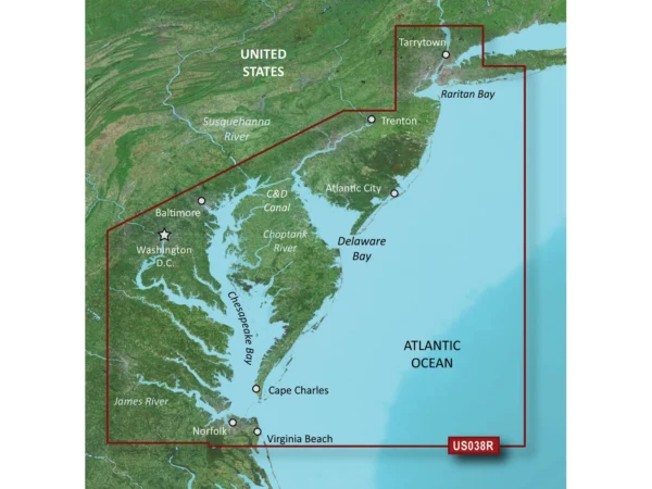 Garmin BlueChart® g3 Vision® HD - VUS038R - New York - Chesapeake - microSD™/SD™