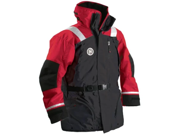 First Watch AC-1100 Flotation Coat - Red/Black - Small