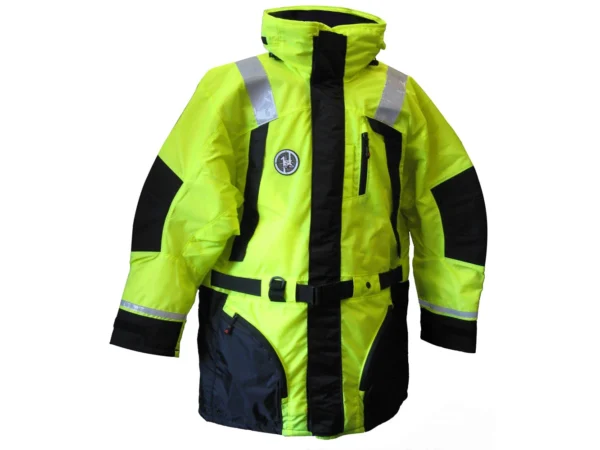 First Watch AC-1100 Flotation Coat - Hi-Vis Yellow - Large