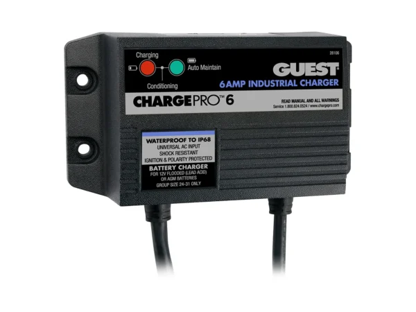 Guest 6A/12V 1 Bank 120V Input On-Board Battery Charger