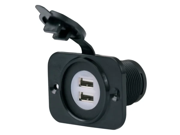 Marinco SeaLink® Deluxe Dual USB Charger Receptacle