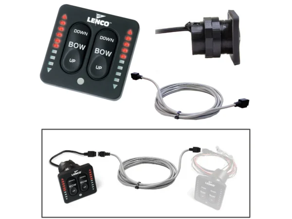 Lenco Flybridge Kit f/ LED Indicator Key Pad f/All-In-One Integrated Tactile Switch - 10'