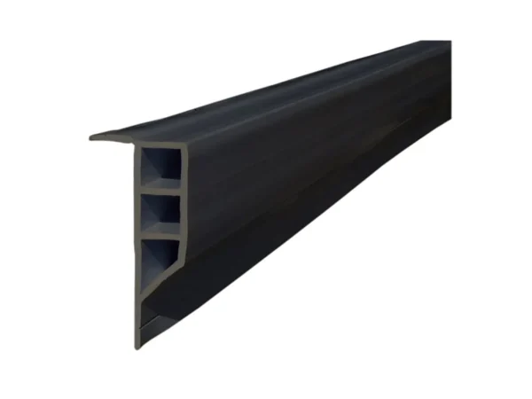 Dock Edge Standard PVC Full Face Profile - 16' Roll - Black