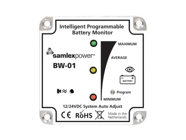 Samlex Battery Monitor - 12V or 24V - Programmable