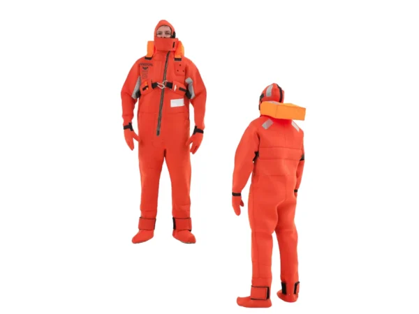 VIKING Immersion Rescue I Suit USCG/SOLAS w/Buoyancy Head Support - Neoprene Orange - Adult Jumbo