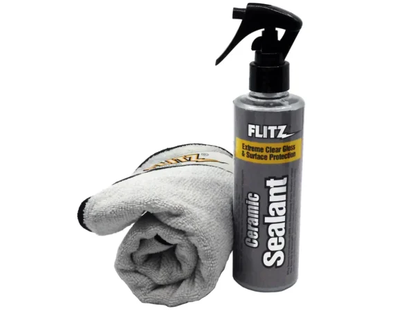 Flitz Ceramic Sealant Spray Bottle w/Microfiber Polishing Cloth - 236ml/8oz