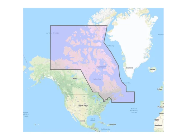 Furuno Canada North & East - Vector Charts, 3D Data & Standard Resolution Satellite Photos - Unlock Code