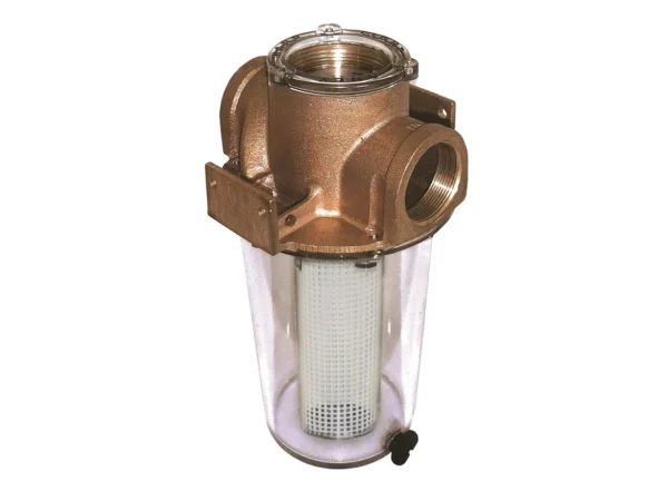 GROCO ARG-1250 Series 1-1/4" Raw Water Strainer w/Non-Metallic Plastic Basket