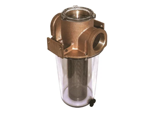 GROCO ARG-1250 Series 1-1/4" Raw Water Strainer w/Stainless Steel Basket