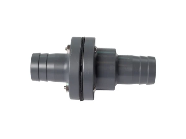 FATSAC 1-1/8" Barbed In-Line Check Valve w/O-Rings f/Auto Ballast System