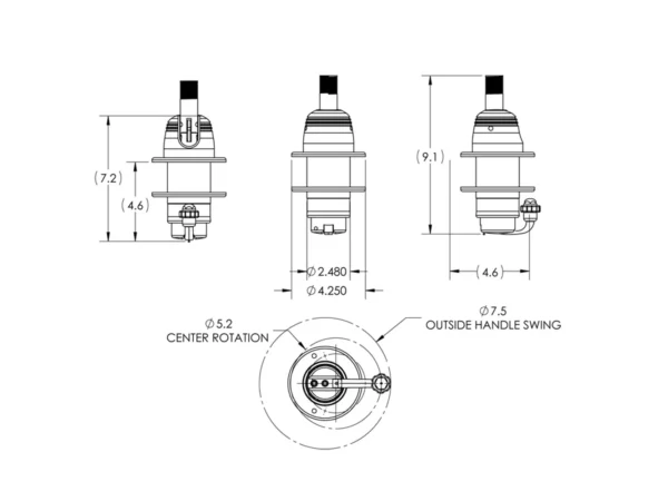 TACO Grand Slam 800 VHF Antenna Mount - Image 3