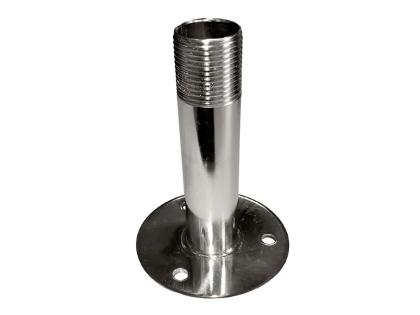 Sea-Dog Fixed Antenna Base 4-1/4" Size w/1"-14 Thread Formed 304 Stainless Steel