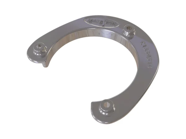 Mate Series Stainless Steel Rod & Cup Holder Backing Plate f/Round Rod/Cup Only f/3-3/4" Holes