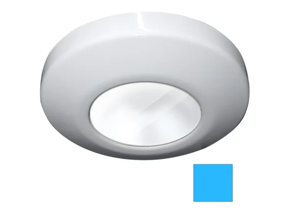 i2Systems Profile P1100 1.5W Surface Mount Light - Blue - White Finish