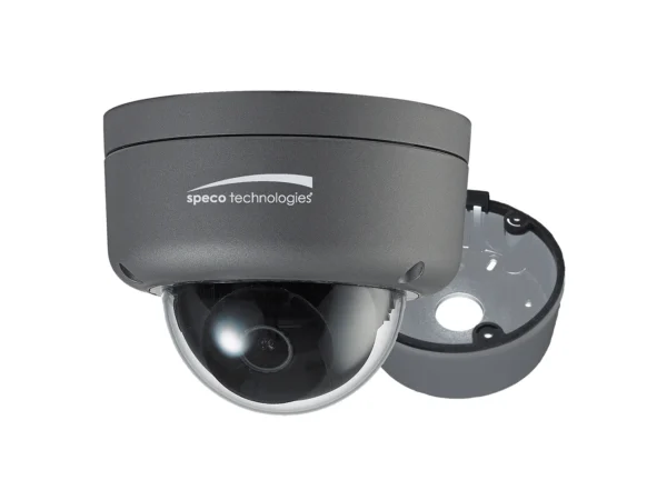 Speco 2MP Ultra Intensifier® HD-TVI Dome Camera 3.6mm Lens - Dark Grey Housing w/Included Junction Box