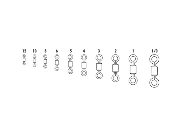 VMC SSRS Stainless Steel Rolling Swivel #6VP - 100lb Test *50-Pack - Image 2
