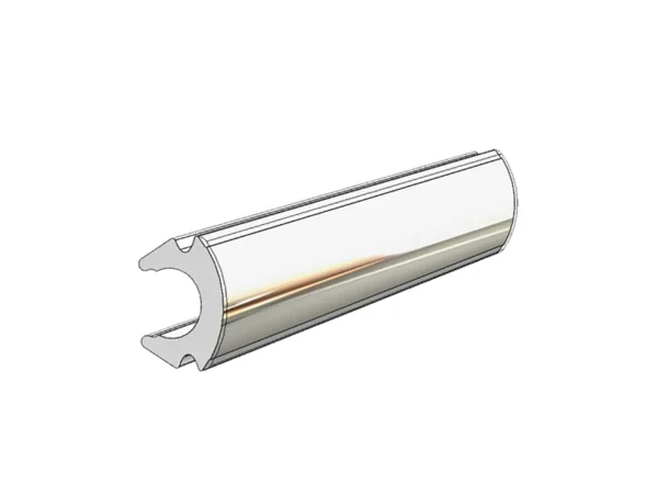 TACO Rub Rail Insert - Flexible Chrome - 80'