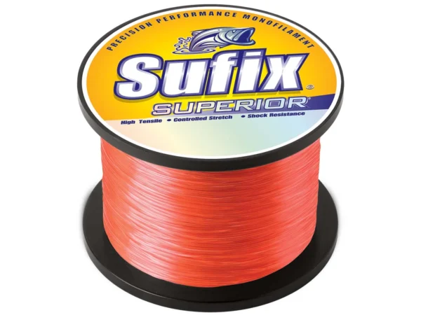 Sufix Superior Neon Fire Monofilament - 6lb - 2155 yds