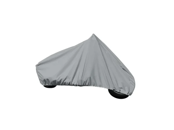 Carver Sun-DURA® Cover f/Motorcycle Cruiser w/Up to 15" Windshield - Grey