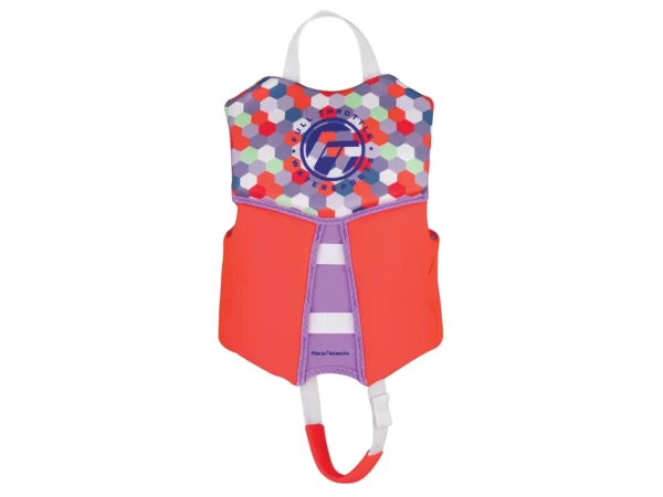 Full Throttle Child Rapid-Dry Flex-Back Life Jacket - Pink - Image 2