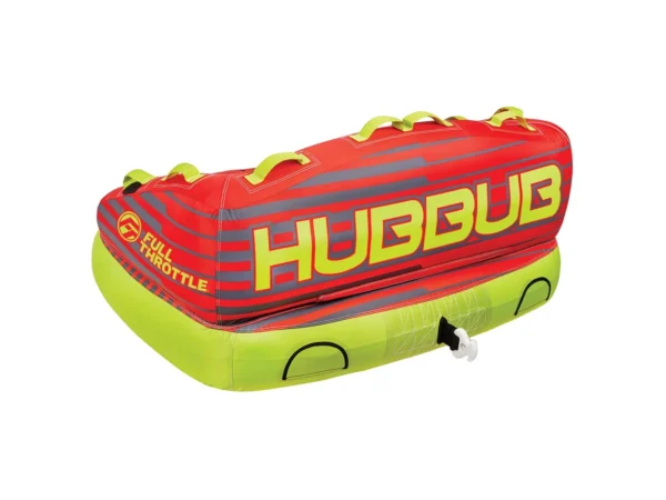 Full Throttle Hubbub 2 Towable Tube - 2 Rider - Red - Image 3