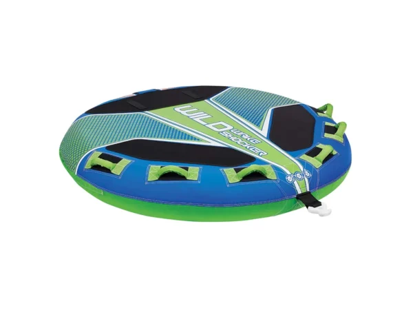 Full Throttle Wild Wake Shocker Towable Tube - 3 Rider - Blue - Image 2