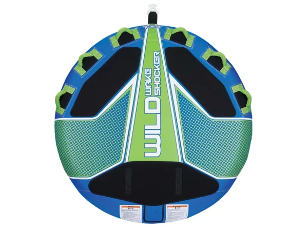 Full Throttle Wild Wake Shocker Towable Tube - 3 Rider - Blue