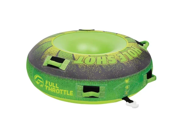 Full Throttle Hole Shot Towable Tube - 1 Rider - Green - Image 2