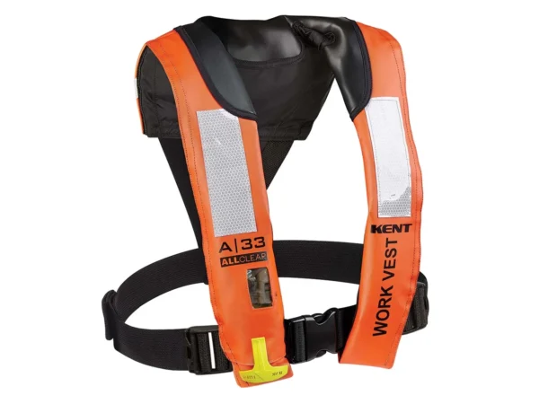 Kent A-33 All Clear Auto Inflatable Work Vest