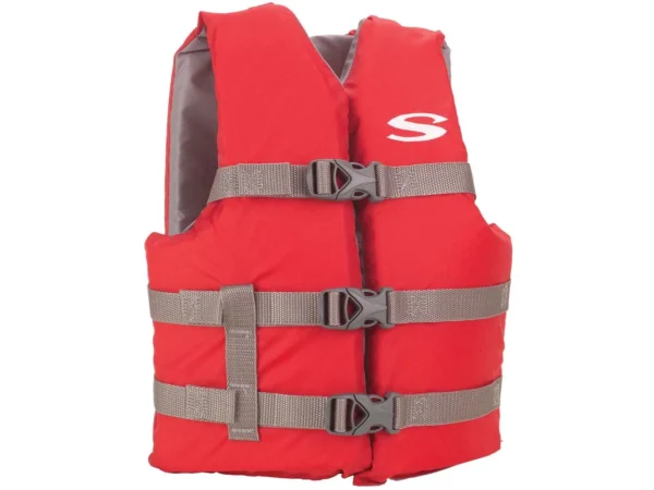 Stearns Youth Classic Vest Life Jacket - 50-90lbs - Red/Grey