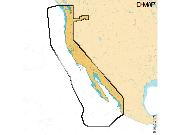 C-MAP REVEAL™ X - U.S. West Coat & Baja California