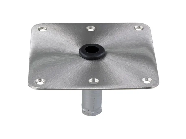 Springfield KingPin™ 7" x 7" Stainless Steel Square Base (Threaded)