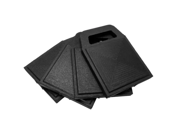 Camco Stabilizer Jack Pads - Rubber - 6.2" x 6.2" *4-Pack - Image 2