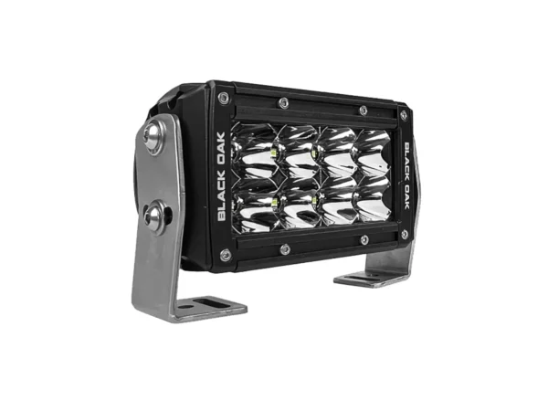 Black Oak Pro Series Double Row Flood 4" Light Bar - Black