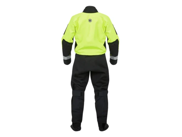 Mustang Sentinel™ Series Water Rescue Dry Suit - Fluorescent Yellow Green-Black - XXL Regular - Image 2