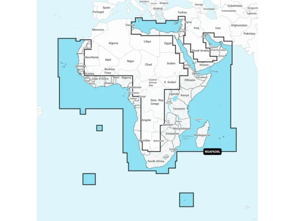 Garmin Navionics+ NSAF630L - Africa & Middle East - Marine Chart