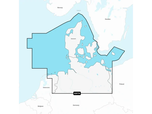 Garmin Navionics+ NSEU077R - Denmark & Germany, North - Marine Chart