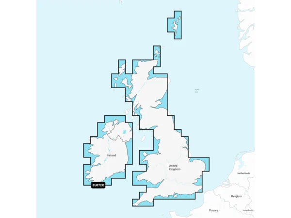 Garmin Navionics+ NSEU072R - U.K. & Ireland Lakes & Rivers - Marine Chart