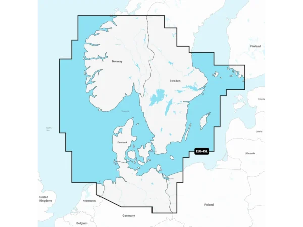 Garmin Navionics+ NSEU645L - Skagerrak & Kattegat - Marine Chart