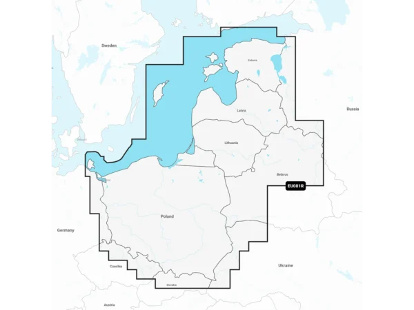 Garmin Navionics Vision+ NVEU081R - Baltic Sea, East Coast - Marine Chart