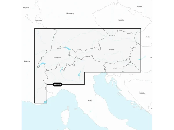 Garmin Navionics Vision+ NVEU066R - Alpine, Lakes & Rivers - Inland Marine Chart