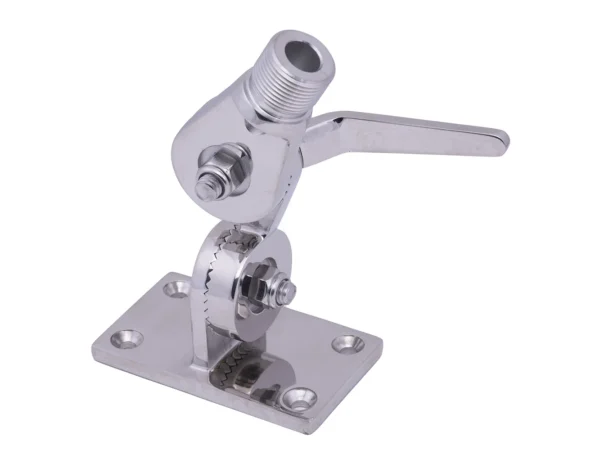 Whitecap Heavy-Duty Ratchet Antenna Mount - 316 Stainless Steel