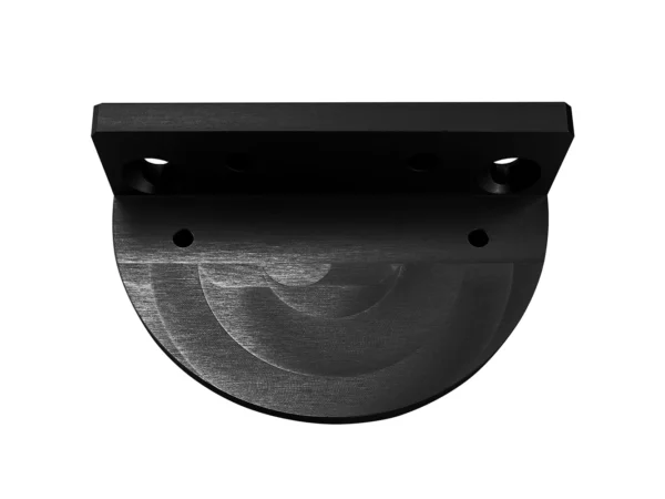 Lopolight Mounting Plate for X01 Series Vertical Sidelights - Black