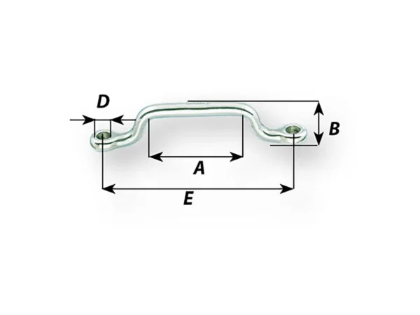 Wichard Webbing Eye Strap - 5mm Diameter - 13/64" - 86mm Spacing - 3-25/64" - Image 2