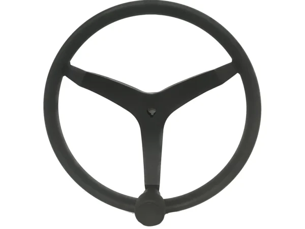 Uflex - V46 - 13.5" Stainless Steel Steering Wheel w/Speed Knob - Black