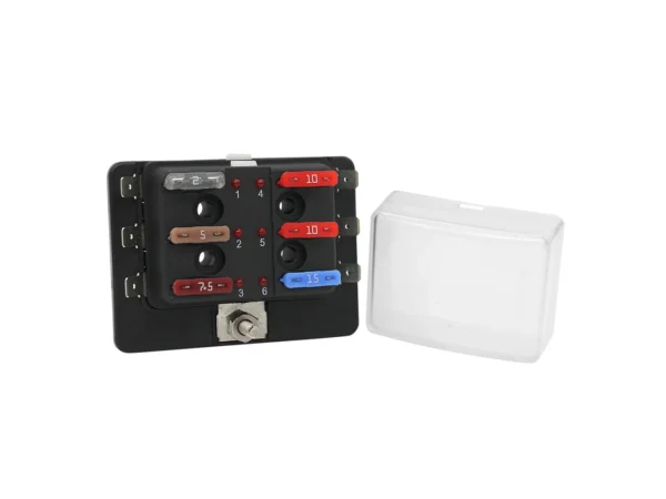 Cole Hersee Standard 6 ATO Fuse Block w/LED Indicators